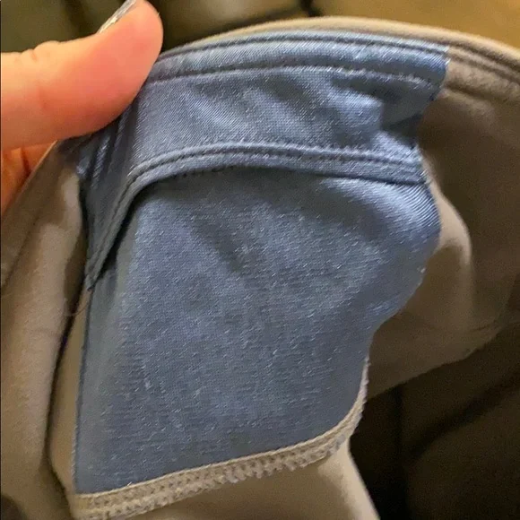 Athleta Gray Crop Cropped Leggings M Medium GUC - Picture 7 of 10